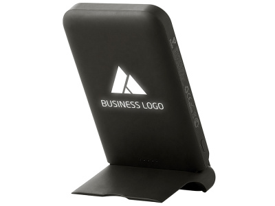 Беспроводной внешний аккумулятор с подсветкой лого и подставкой Magflash, 10000 мАч, 15 Вт