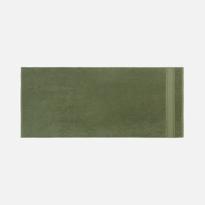 Полотенце махровое Terrychic, среднее, зеленое