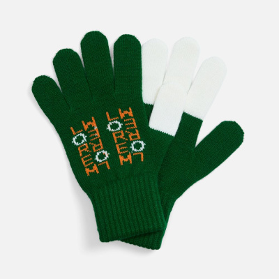 Перчатки вязаные Guanti на заказ, акрил, размер L/XL