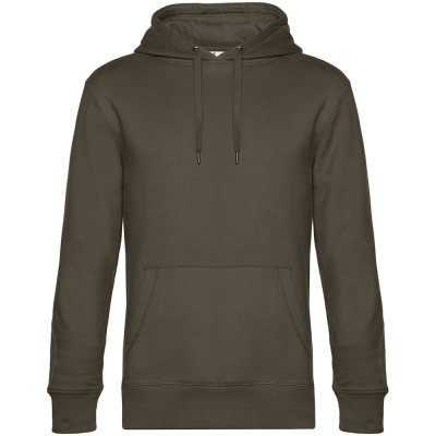 Толстовка с капюшоном унисекс King, хаки, размер 3XL