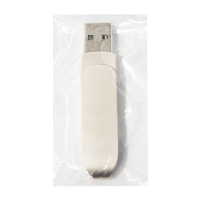 USB flash-карта CIRCLE OTG Type-C (8Гб), серебристая, 6,5х1,5х0,82 см, металл