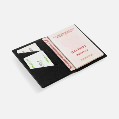 Обложка для паспорта Devon, черная