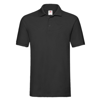 Поло "Premium Polo", черный_2XL, 100% х/б, 180 г/м2