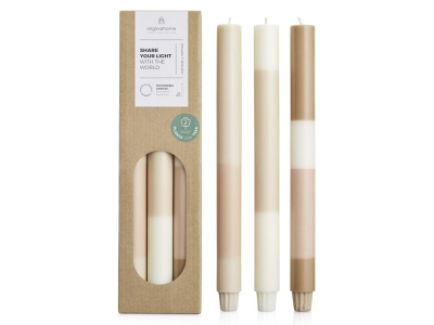 Набор свечей из растительного воска, 3 шт