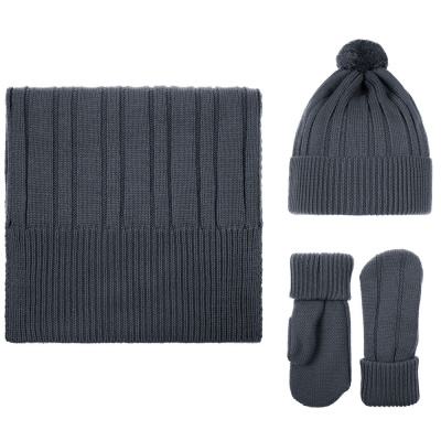 Набор Knit Beat, серый (графит)