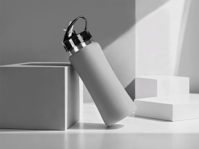 Бутылка для воды Bottle C1, soft touch, 600 мл