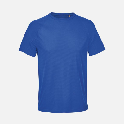 Футболка спортивная унисекс Vortex, ярко-синяя (roayl), размер M