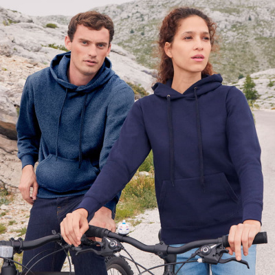 Толстовка "Classic Hooded Sweat", серый меланж_3XL, 80% х/б, 20% п/э, 280 г/м2