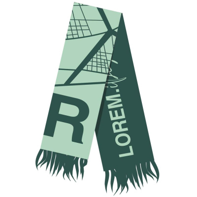 Шарф на заказ Tricksy Classic Fint, M, акрил