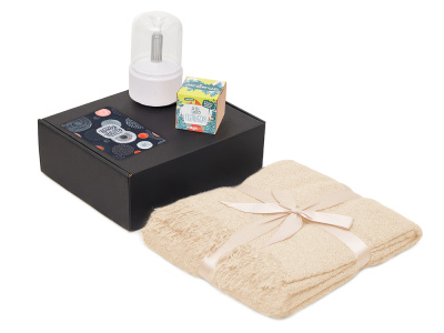 Подарочный набор Re:y. Grow с пледом, увлажнителем и набором для выращивания