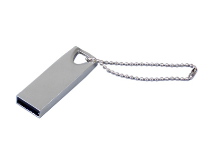 USB 2.0-флешка на 8 Гб с мини чипом и отверстием для цепочки