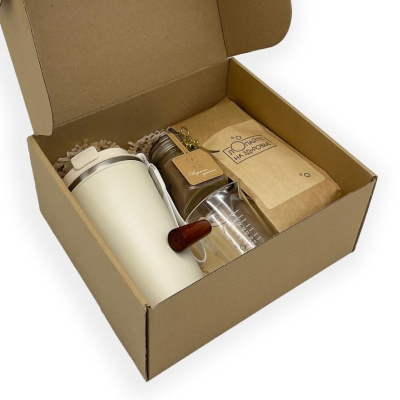 Подарочный набор "Кофейный" - сувениры с логотипом. Собственное производство