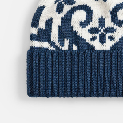 Шапка Wintertude, синяя с белым Шапка Wintertude, синяя с белым