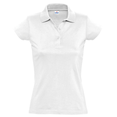 Поло "Miss Style" джерси, 100% хлопок, 170 г/м2, белый_L Поло "Miss Style" джерси, 100% хлопок, 170 г/м2, белый_L