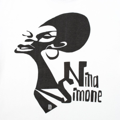 Футболка женская «Меламед. Nina Simone», белая, размер S