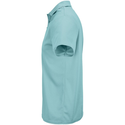 Рубашка поло унисекс Pitcher, голубая (морская волна), размер L