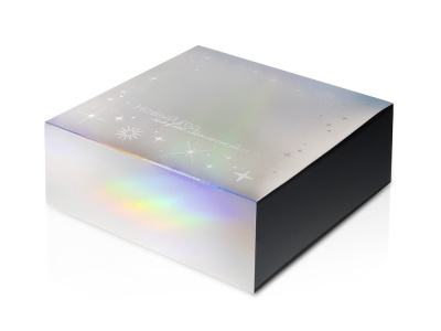 Подарочная коробка с голографическим шубером Aurora, XL