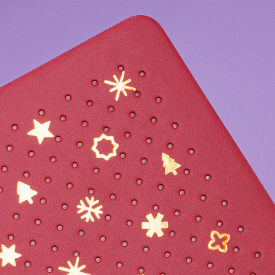 Бизнес-блокнот FUNKY А5, голубой, серый форзац, мягкая обложка,  в линейку