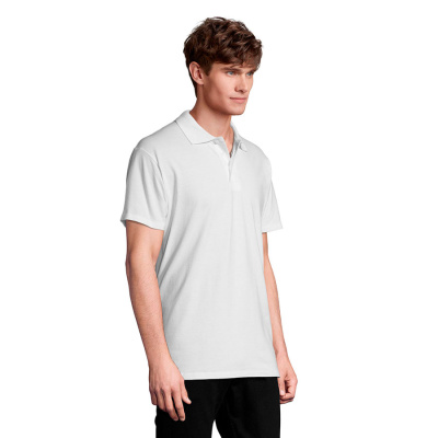 Рубашка поло мужская SPRING II,белый,2XL,100% хлопок, 210/м2