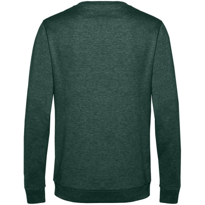 Свитшот унисекс Set In, темно-зеленый меланж, размер XS