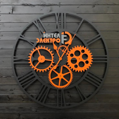 Часы с логотипом по индивидуальному дизайну Часы с логотипом по индивидуальному дизайну