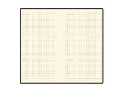 Еженедельник недатированный А6 Metropol