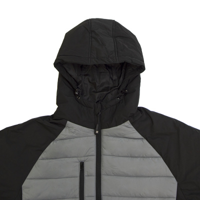 Куртка мужская "TIBET", чёрный/чёрный,XL, 100% нейлон, 200  г/м2