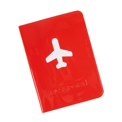 Обложка для паспорта "Flight" 10 x 13,8 см, ПВХ, красный
