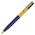 CONSUL, ручка шариковая, синий/золотистый, металл