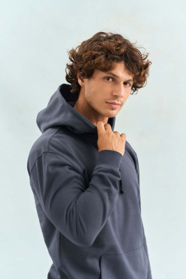 Худи унисекс Condor, темно-серое (графит), размер XXL