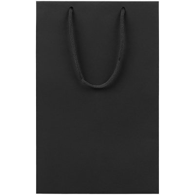 Пакет бумажный Porta S, вертикальный, черный