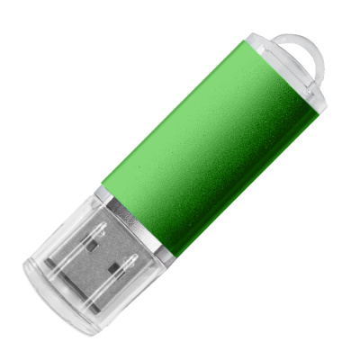 USB flash-карта "Assorti" (8Гб), зеленая, 5,8х1,7х0,8 см, металл