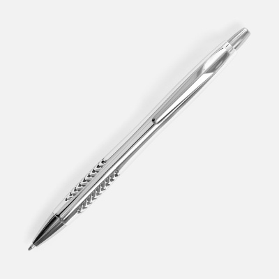 Ручка шариковая Barracuda, серебристая