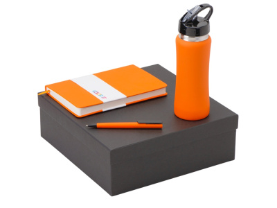 Подарочный набор c блокнотом C1, ручкой и бутылкой