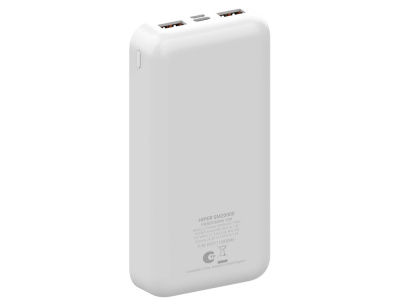 Портативный внешний аккумулятор SM, 20000 mAh