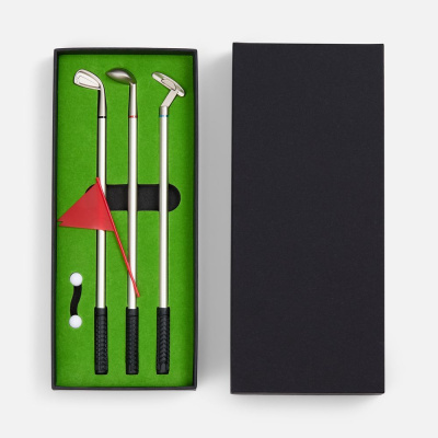 Настольный мини-гольф Golfink, черный с зеленым яблоком