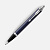 Ручка шариковая Parker IM Core Matte Blue CT, темно-синяя с черным