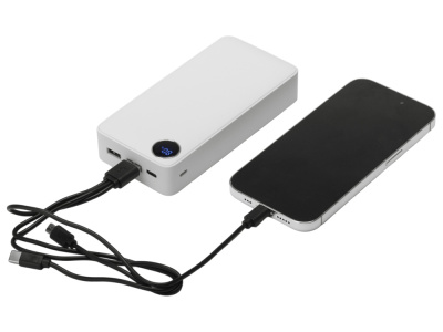 Внешний аккумулятор Mild Pro c быстрой зарядкой QC/PD, soft-touch, 20 000 mAh