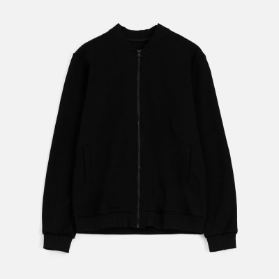 Бомбер унисекс Townie, черный, размер S Бомбер унисекс Townie, черный, размер S