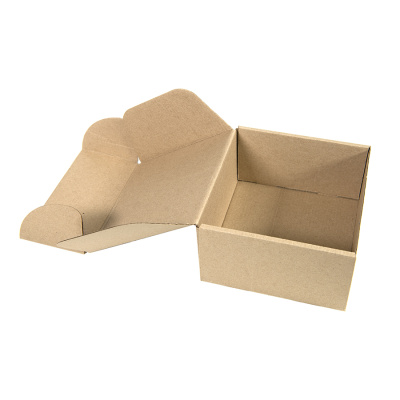 Коробка подарочная mini BOX, размер 16*15*8 см, картон МГК бур., самосборная