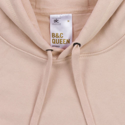 Толстовка с капюшоном женская Queen, темно-серый меланж, размер M