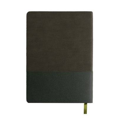 Ежедневник недатированный RIFF, т-зеленый, формат А5, блок в линейку