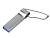USB 2.0-флешка на 128 Гб с мини чипом и боковым отверстием для цепочки