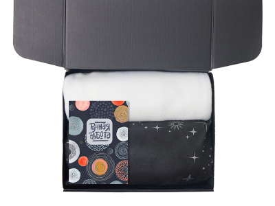 Подарочный набор Re:y. Cocoon с пледом, свечой и диффузором