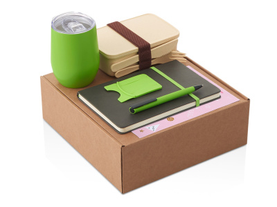 Набор Refreshment с термокружкой, блокнотом, ручкой и ланчбоксом