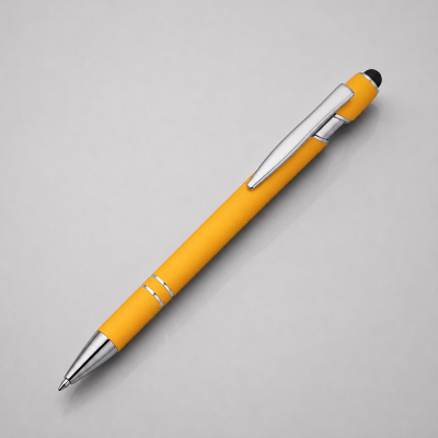 Ручка-стилус металлическая шариковая Sway soft-touch