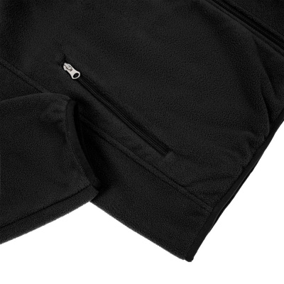 Куртка флисовая унисекс Nesse, черная, размер XS/S