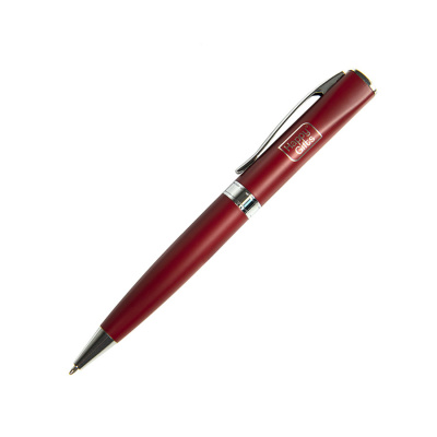 WIZARD CHROME, ручка шариковая, бордовый/хром, металл