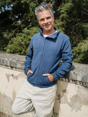 Куртка флисовая мужская Helsinki, красная, размер S