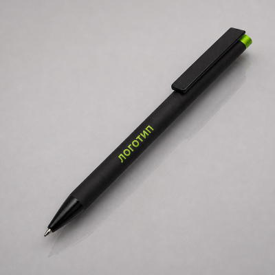 Ручка металлическая шариковая Taper Metal soft-touch